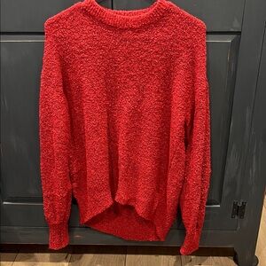 Old Navy Vibrant Red Women's Crew Neck Sweater
